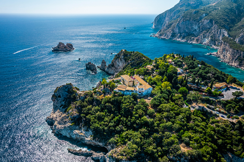 Rental Car Corfu Airport Paleokastritsa Monastery